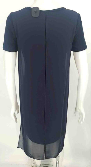 JOSEPH RIBKOFF Navy Embellishment Layered Size 8  (M) Dress