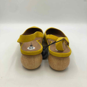 MATIKO Yellow Beige Suede Pointed Toe Heels Shoe Size 41 US: 10 Shoes