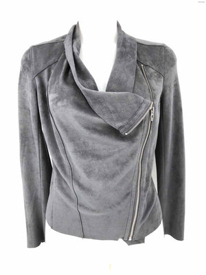 BLANK NYC Gray Asymmetrical Women Size X-SMALL Jacket