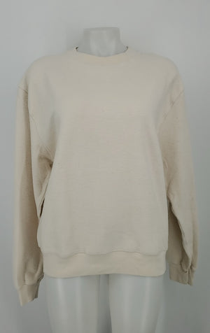 INDUSTRY OF ALL NATIONS Beige Organic Cotton Sweatshirt Size MEDIUM (M) Top