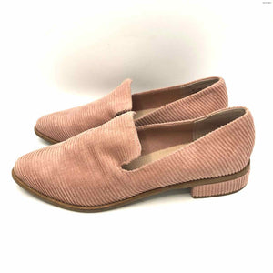 KELSI DAGGER Blush Pink Corduroy Heel Pointed Toe Loafer Shoe Size 6-1/2 Shoes