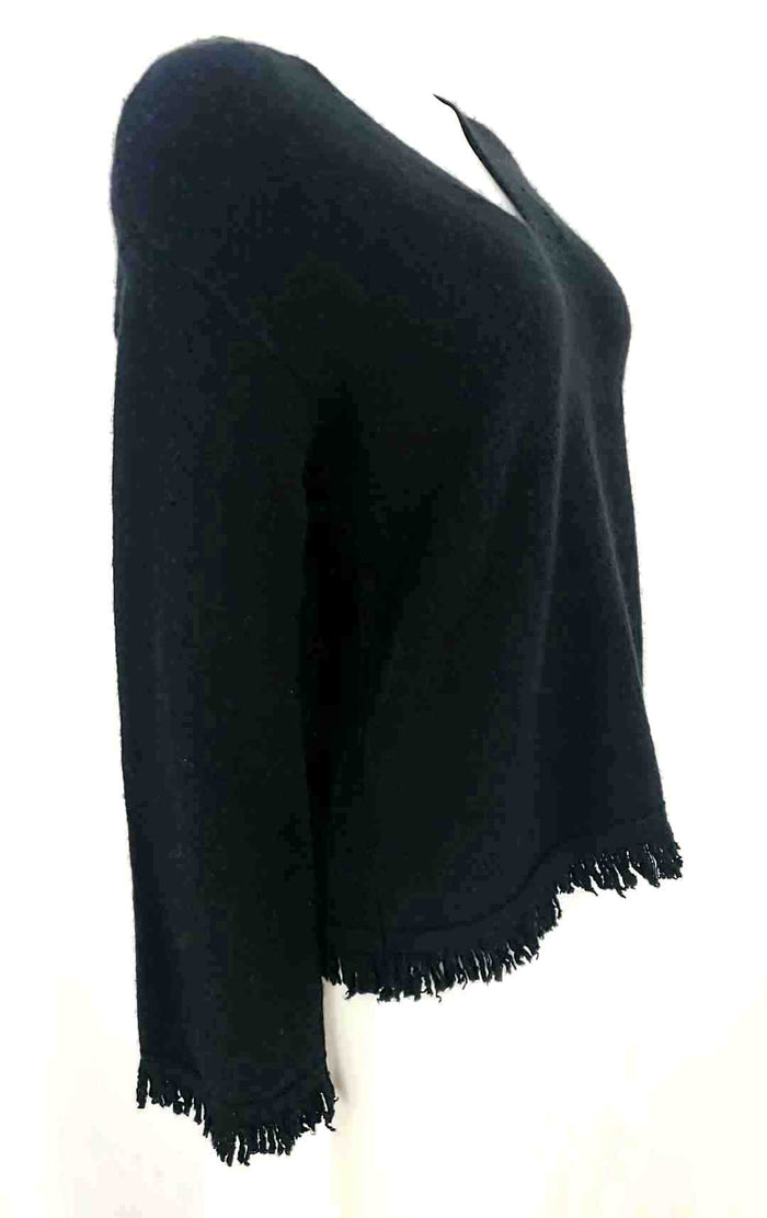 ANTHROPOLOGIE Black Knit Long Size X-SMALL Sweater