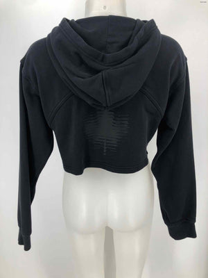 LULULEMON Black Crop Pullover Hoodie Size 6  (S) Activewear Top