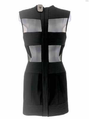 KEMPNER Black Mesh Trim Tank Size 4  (S) Dress