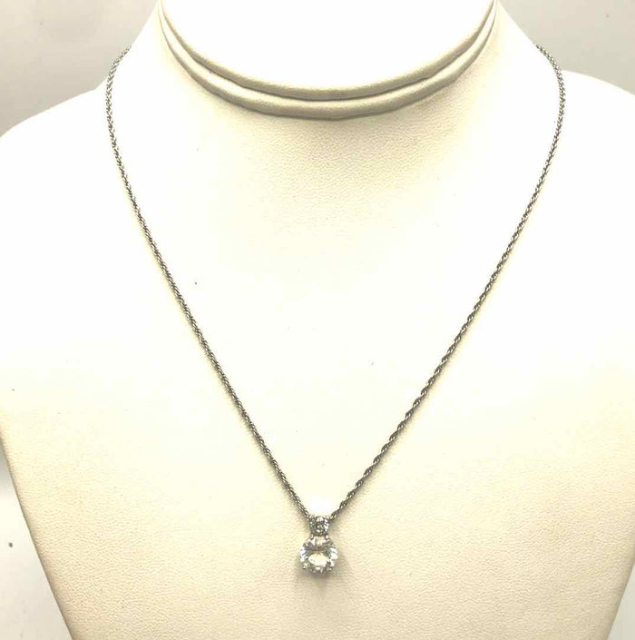 SWAROVSKI Silvertone Crystal Necklace