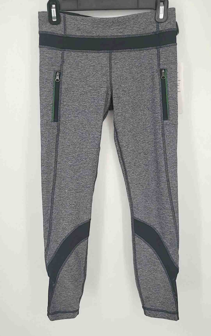 LULULEMON Gray Black Heathered Legging Size 6  (S) Activewear Bottoms