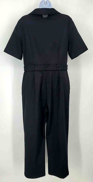 & OTHER STORIES Black Short Sleeves w/belt Size 10  (M) Jumpsuit