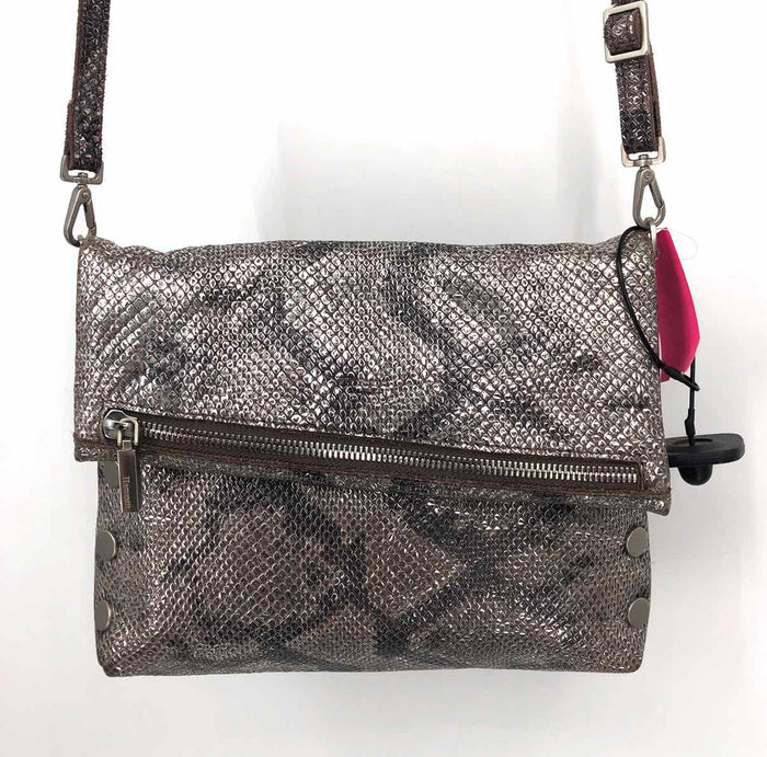 HAMMITT Silver Multi-Color Metallic Leather Pre Loved Textured Crossbody Purse