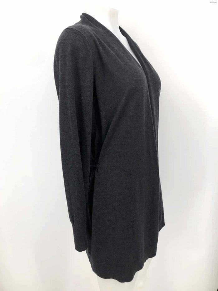 MARGARET O'LEARY Navy Merino Wool Wrap Size SMALL (S) Sweater