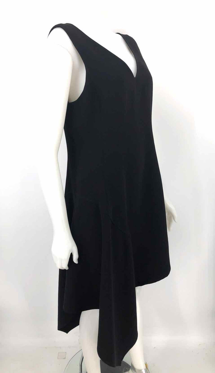 INCLAN STUDIO Black V-Neck Sleeveless Size 8  (M) Dress