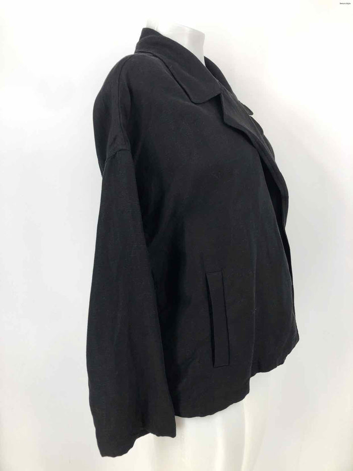 EILEEN FISHER Black Longsleeve Women Size MEDIUM (M) Jacket