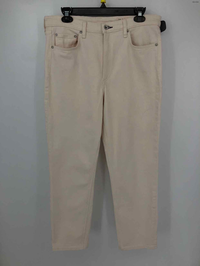 RAG & BONE Cream Denim Straight Leg Size 32  (L) Jeans