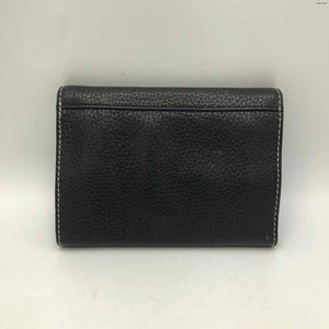 LAMBERTSON Black Pebbled Leather Jewelry Pouch Wallet