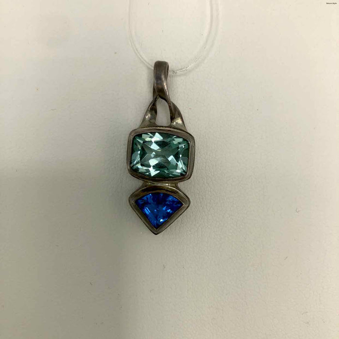 Blue Silver ss Pendant