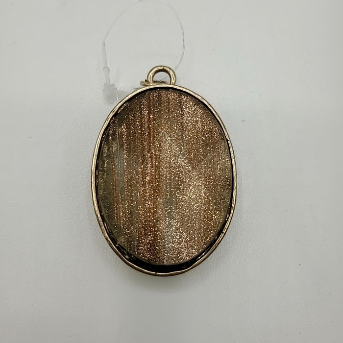 Copper Goldtone Pre Loved Pendant