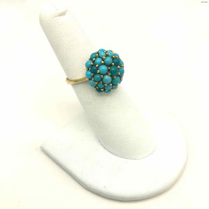 18k Gold Turquoise 18k Ring