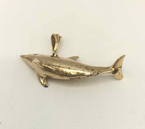 14K Gold Dolphin 14K-Charm