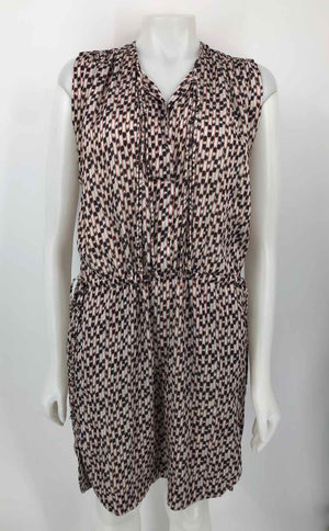 ISABEL MARANT White & Red Brown Multi Print Tank Size MEDIUM (M) Dress