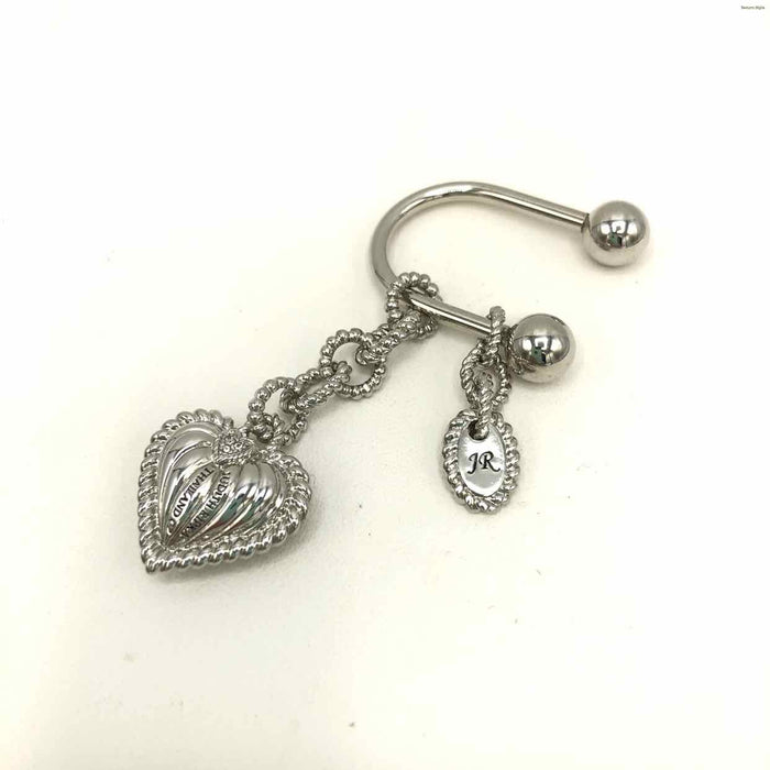 JUDITH RIPKA Sterling Silver Heart SS Keychain