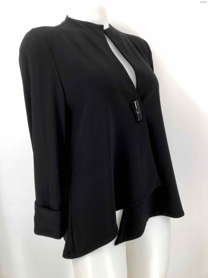 JOSEPH RIBKOFF Black One Button Women Size 4  (S) Jacket