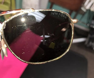 TOM FORD Brown Pre Loved Tortoise Sunglasses