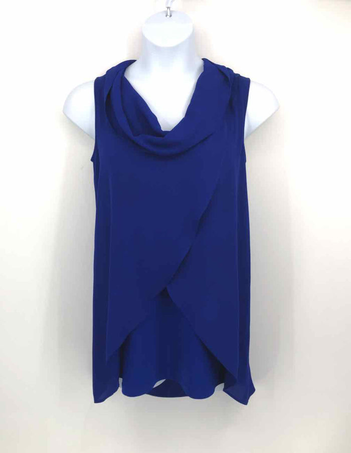 JOSEPH RIBKOFF Royal Blue Cowl Neck Tank Size 8  (M) Top