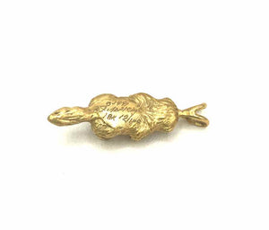 14K Gold Diamond Otter 18k-Pendant