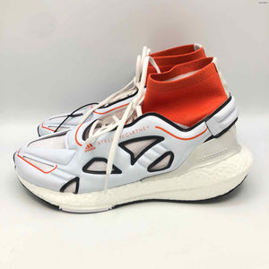 STELLA MCCARTNEY for ADIDAS White Orange Sneaker Shoe Size 10-1/2 Shoes