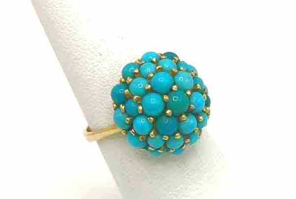 18k Gold Turquoise 18k Ring