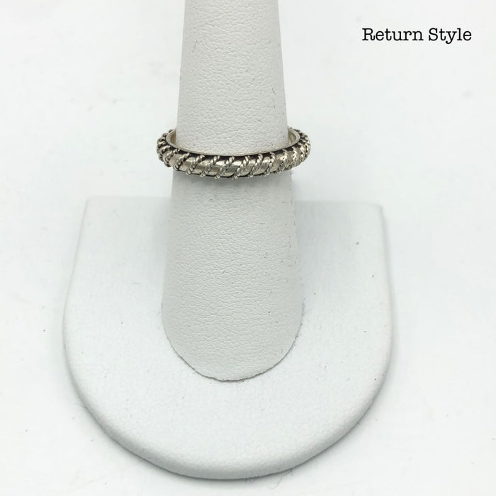 LORI BONN Sterling Silver Twist ss Ring sz9