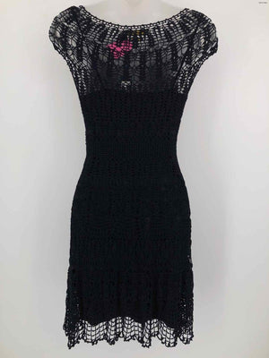 POLO RALPH LAUREN Navy Crochet w/slip Size X-SMALL Dress - ReturnStyle