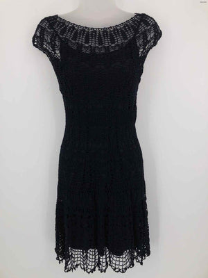 POLO RALPH LAUREN Navy Crochet w/slip Size X-SMALL Dress - ReturnStyle