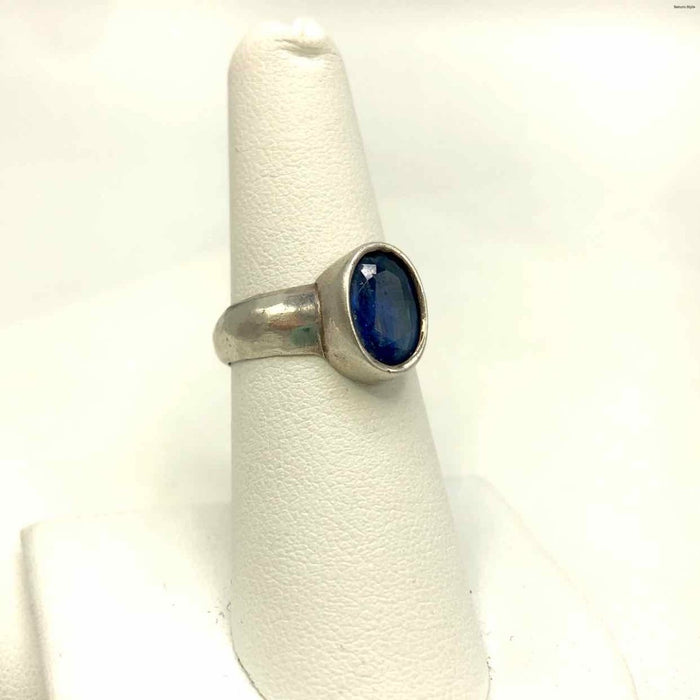 Silver Iolite ss Ring sz7