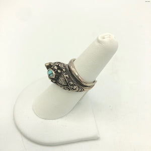 Silver Light blue Dragon ss Ring sz6.5 - ReturnStyle