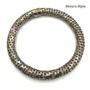 Silvertone Bangle - ReturnStyle