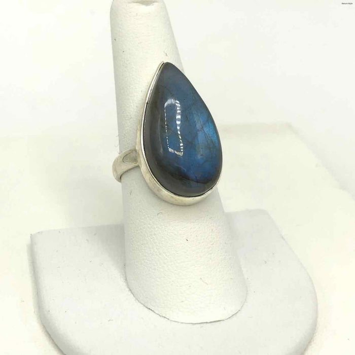 Sterling & Labradorite SZ 7.5 Ring SS