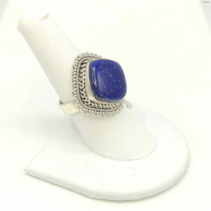 Sterling & Lapis SZ 8 Ring SS