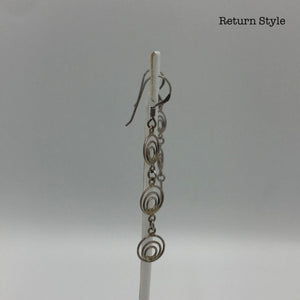 Sterling Silver Circles ss Earrings - ReturnStyle