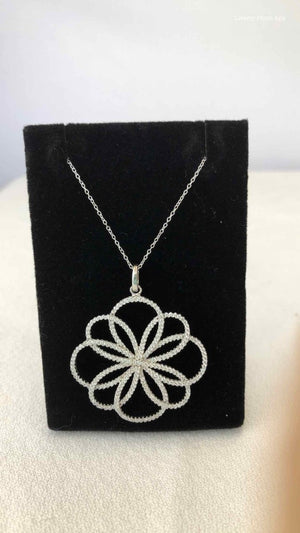 Sterling Silver Cubic Zircon New Neck SS - ReturnStyle