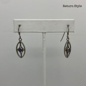 Sterling Silver Iolite ss Earrings - ReturnStyle