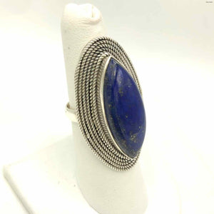 Sterling Silver Lapis SZ 7 Ring SS - ReturnStyle