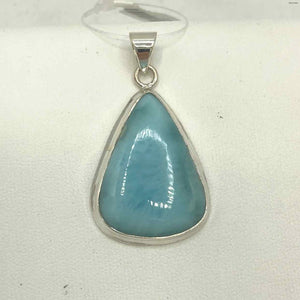 Sterling Silver Larimar ss Pendant - ReturnStyle