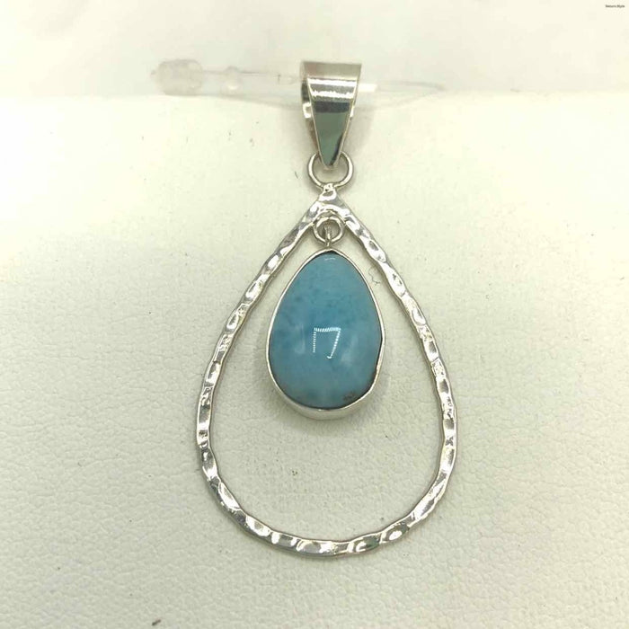 Sterling Silver Larimar ss Pendant