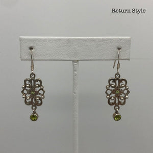 Sterling Silver Peridot SS Peridot Ear - ReturnStyle